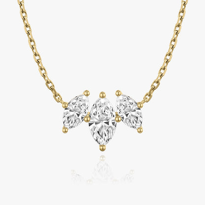 2.0 TC Marquise CVD F/VS Diamond Necklace