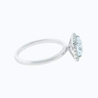 1.50 CT Cushion Halo CVD F/VS2 Diamond Engagement Ring