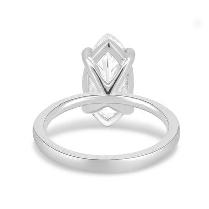 1.50 CT Marquise Solitaire CVD F/VS1 Diamond Engagement Ring