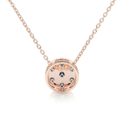 0.50 TCW Round CVD F/VS Diamond Necklace