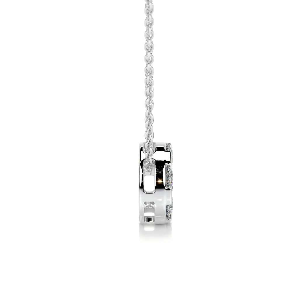 0.50 TCW Round CVD F/VS Diamond Necklace