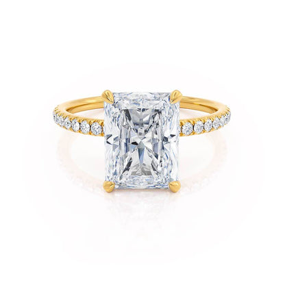 1.50 CT Radiant Hidden Halo CVD G/VVS1 Diamond Engagement Ring