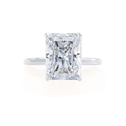 1.50 CT Radiant Solitaire CVD E/VS1 Diamond Engagement Ring