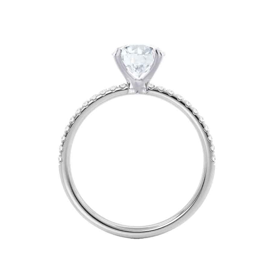 1.0 CT Round Solitaire CVD E/VVS1 Diamond Engagement Ring