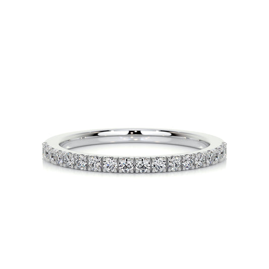 0.3ct Round EF- VVS Diamond Half Eternity Wedding Band