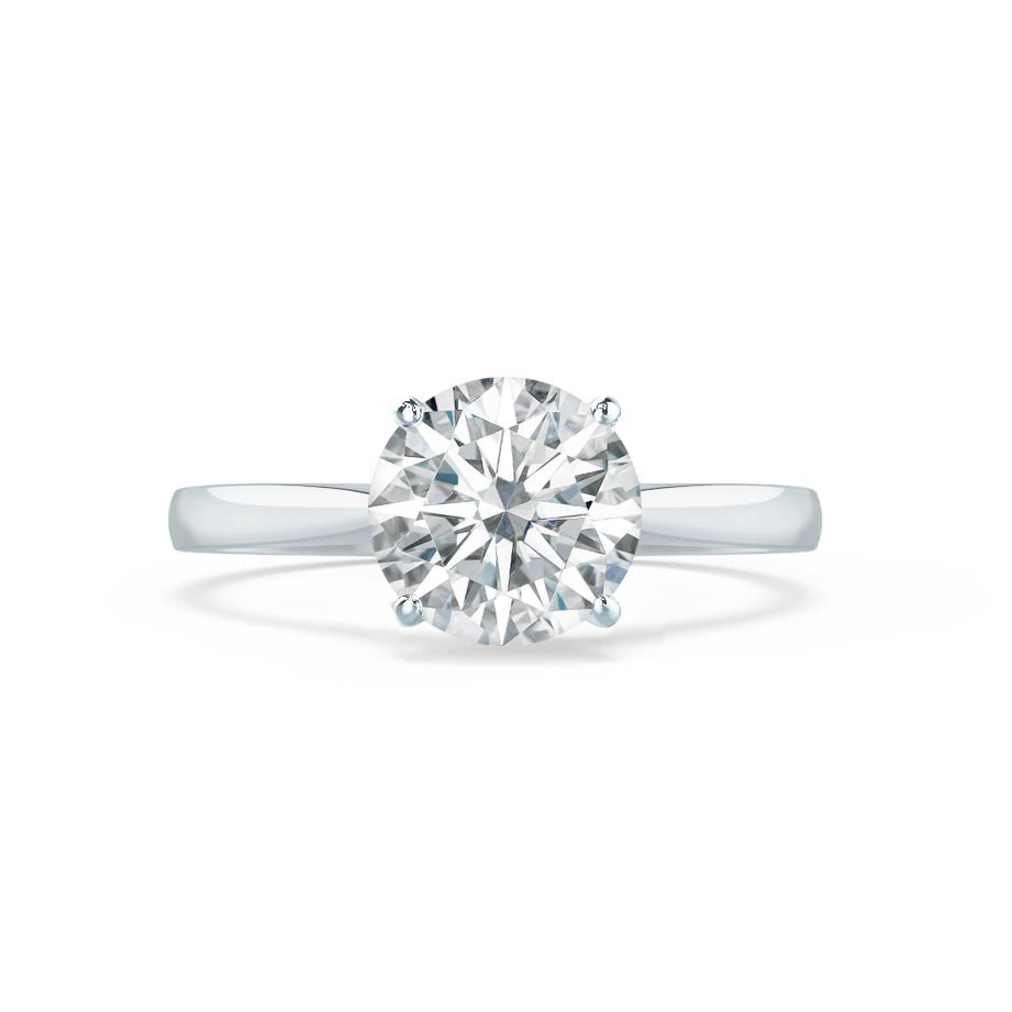 1.20 CT Round Solitaire CVD F/VS1 Diamond Engagement Ring