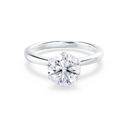 1.0 CT Round Solitaire CVD G/VS1 Diamond Engagement Ring